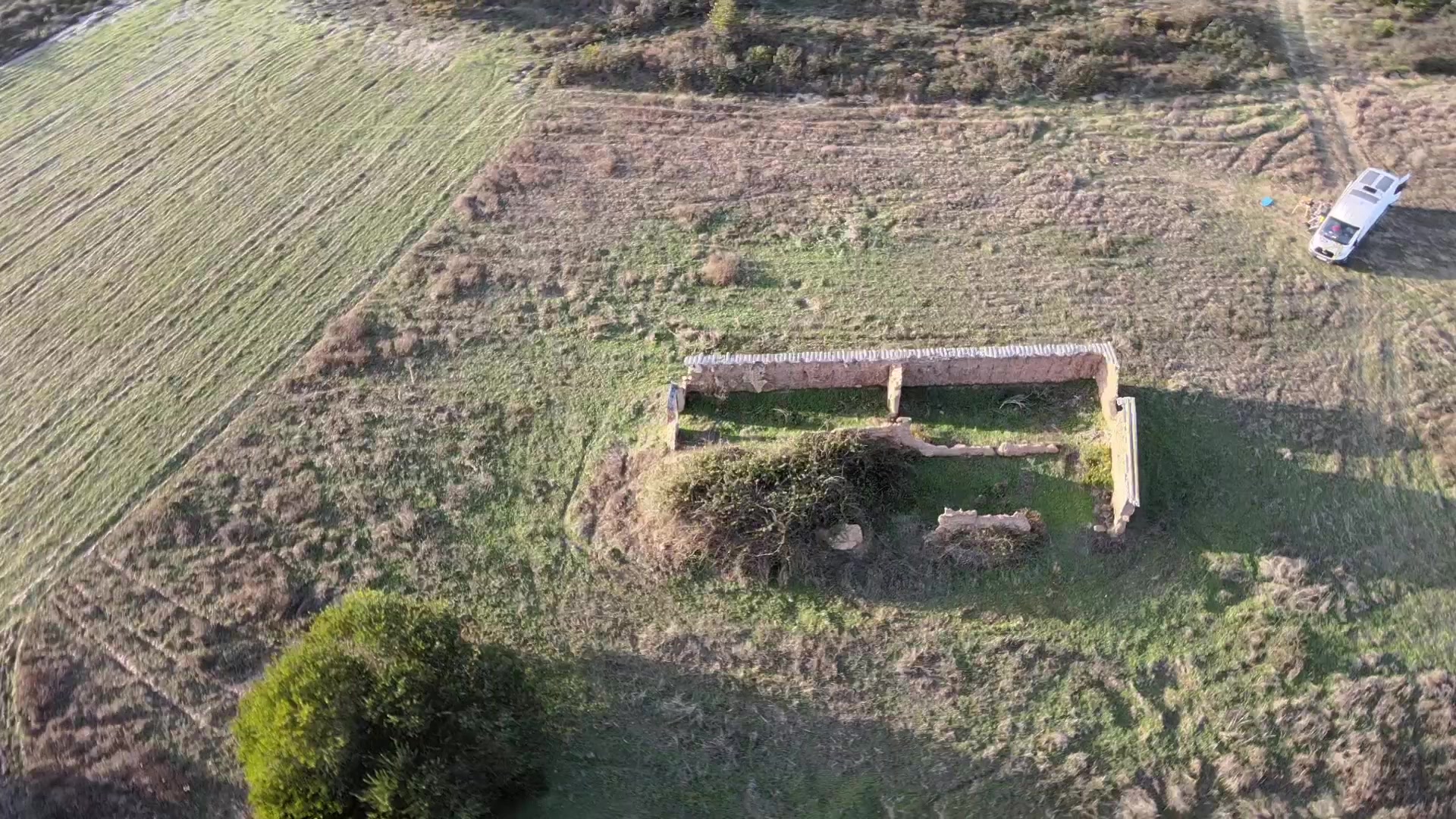 Aerial view of Wild Roots property