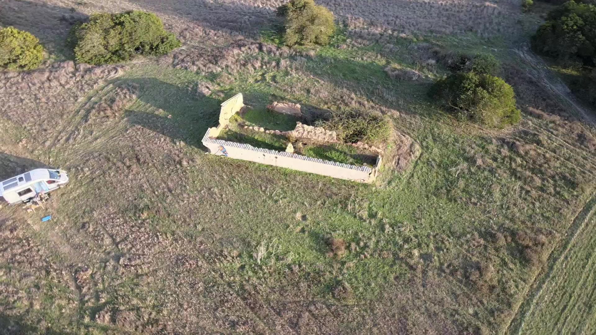 Pre-1951 stone ruin at Wild Roots